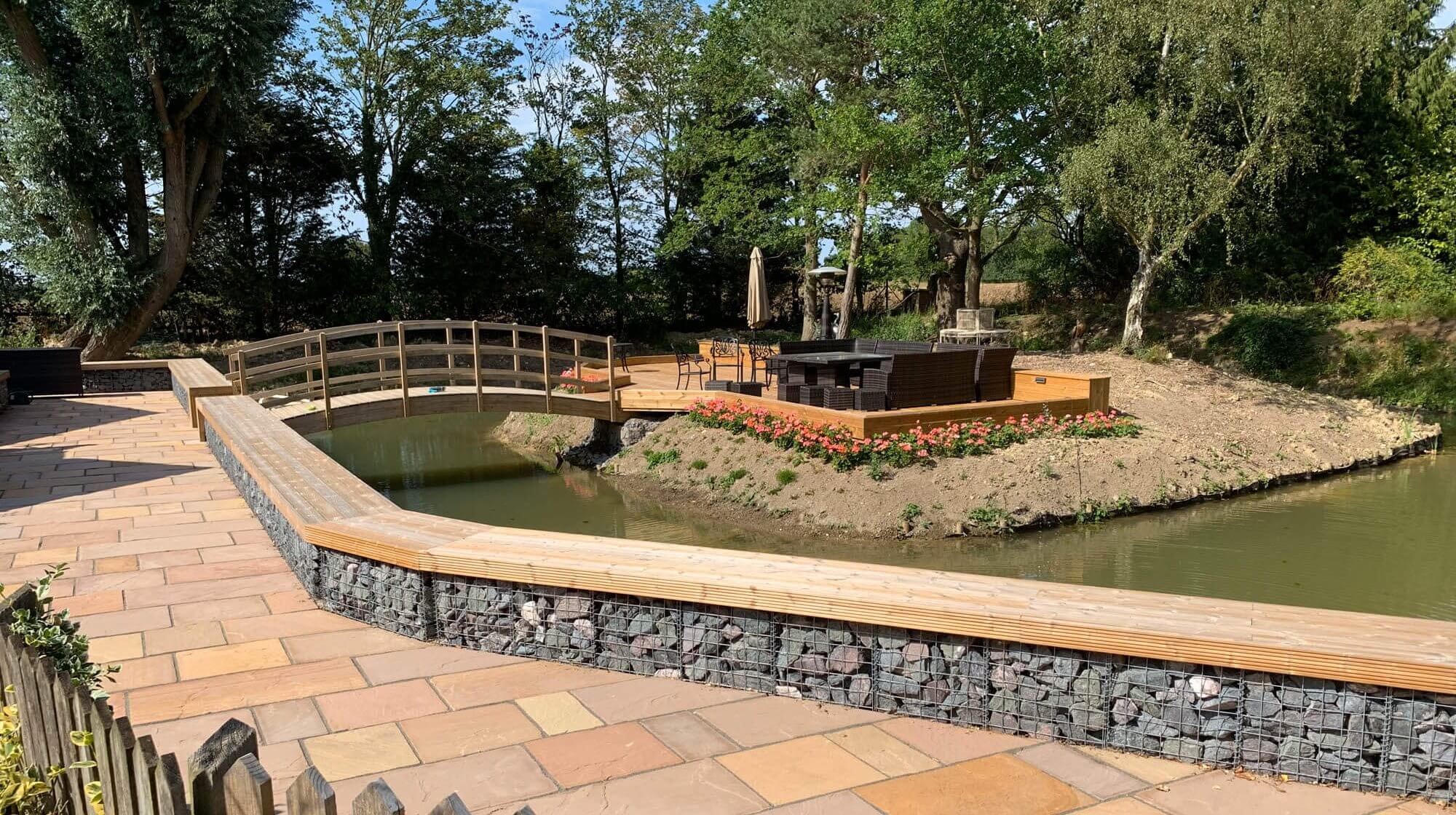 Natural pond & landscaping 3 - waltham