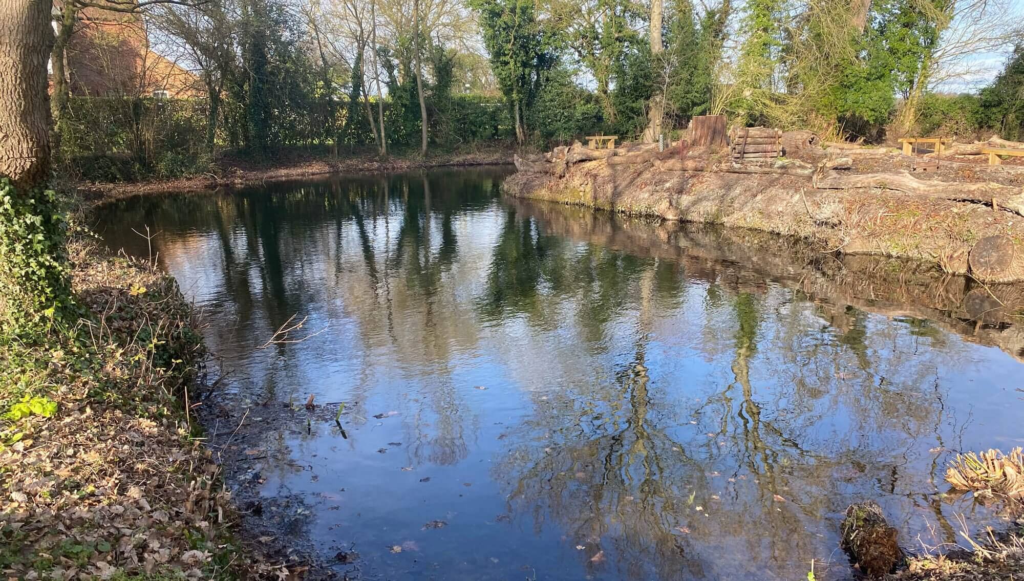 Dredging & landscaping - hadham hall - hadham